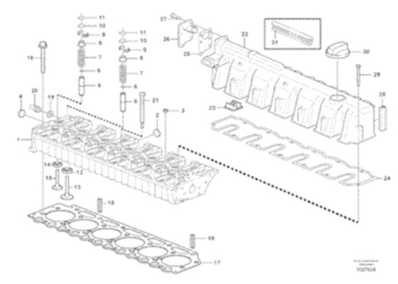 20943385 VOE20943385 Cylinder Head Gasket Vo-lvoL Excavator Engine Spare Parts