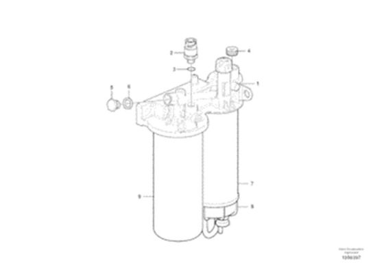 VOE11110683 11110683 Fuel Filter For Vo-lvo Excavator EC140C EC210C