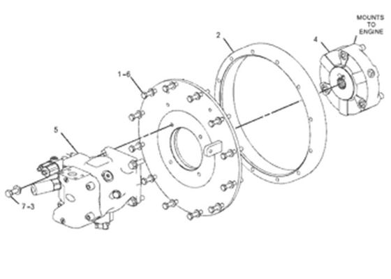 397-3941 3973941 Main Excavator Hydraulic Pump For  306E 307E