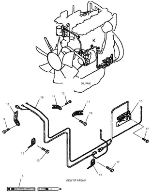 305-4891 3054891 Engine Injector Harness  for C4.2 Wire Harness For E312D/E313D/E315D/E319D Komatsu Excavator Parts