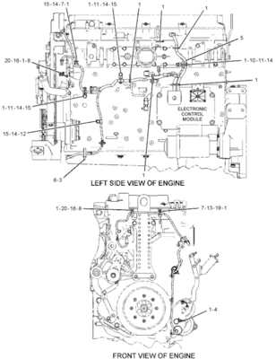 219-7461 2197461 C13 Engine Wiring Harness for E345C Excavator parts