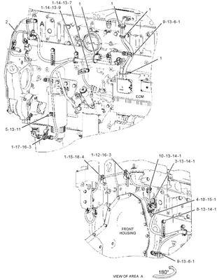 385-2664 3852664 C13 Engine Wiring Harness for 345D 349D Excavator parts