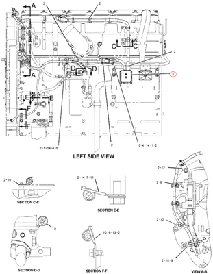 239-5929 2395929 C15 Engine Wiring Harness Assembly for 365C 374D Excavator spare parts