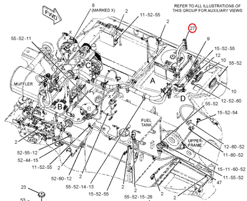 291-7589 2917589 AS-Chassic Main Wire Harness Wiring for 320D Excavator Parts