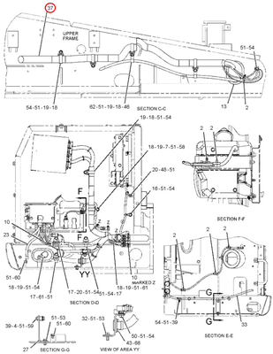 306-8528 3068528 Main Wiring Harness for 330D 336D Excavator Parts